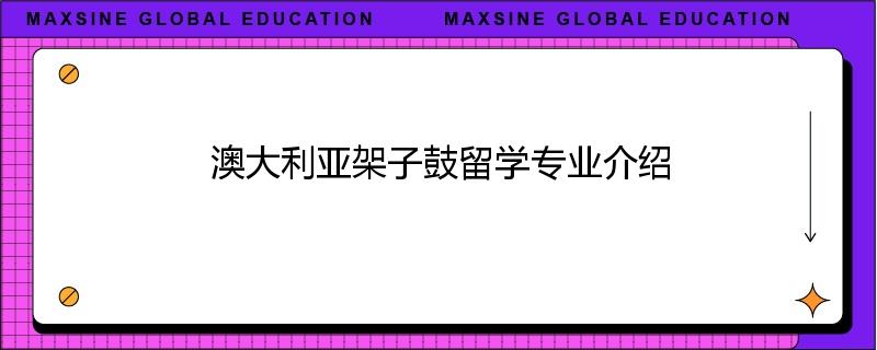 澳大利亚架子鼓留学专业介绍