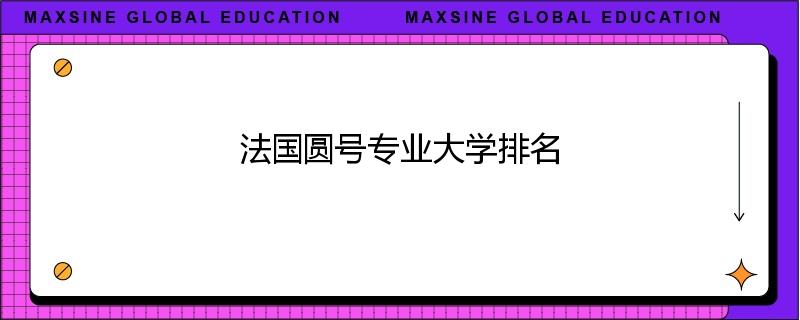 法国圆号专业大学排名