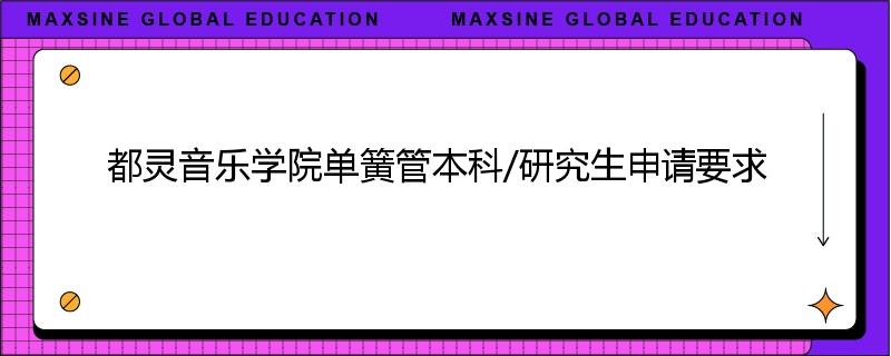 都灵音乐学院单簧管本科/研究生申请要求