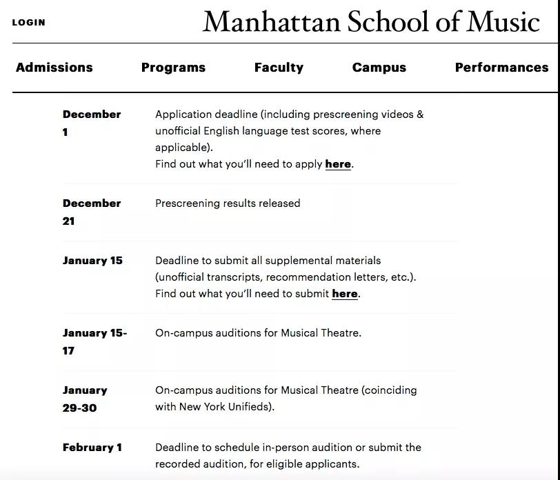 2022Fall热门音乐留学院校申请DDL汇总